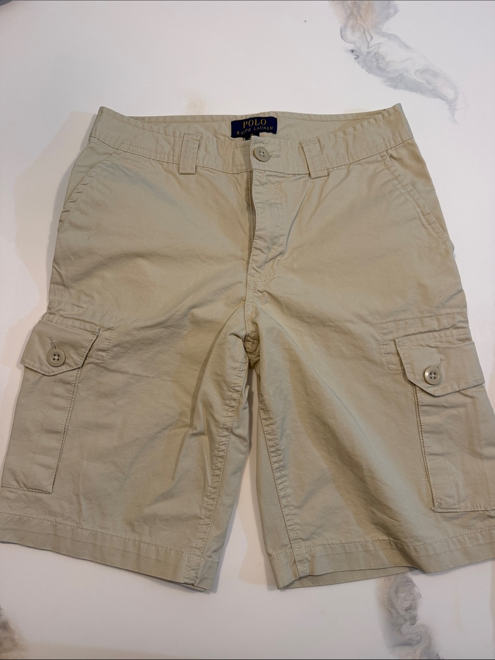 Polo by Ralph Lauren boy's Tan Cargo Shorts